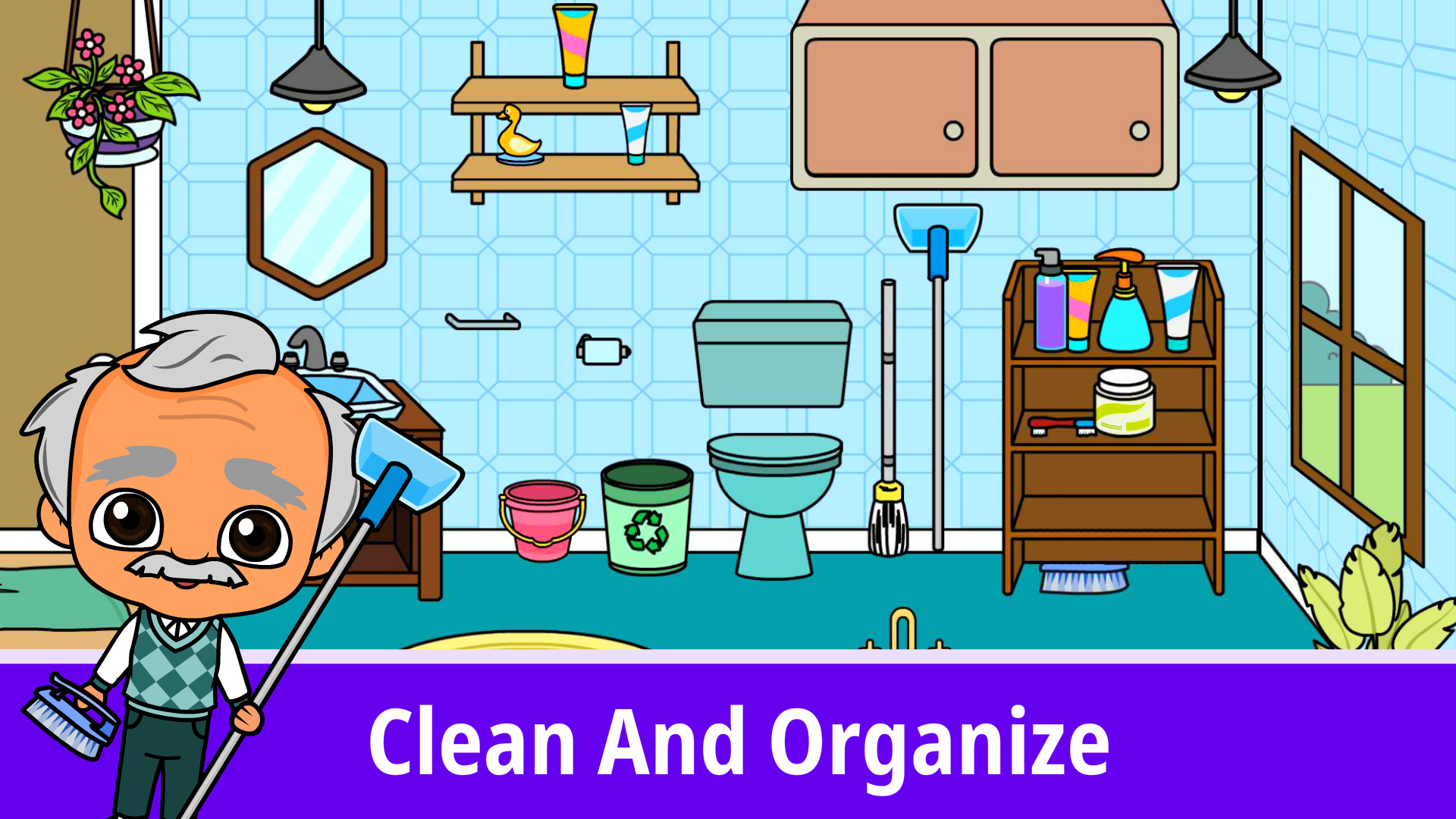 Jardinería con el abuelo